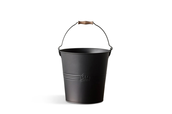 Black Metal Bucket (Multiple Sizes)