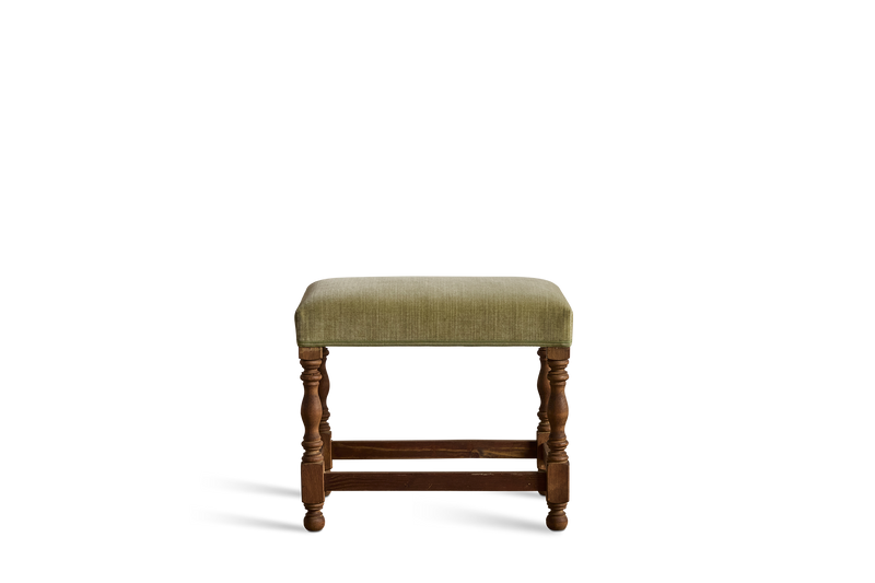 Velvet Upholstered Stool (LA)