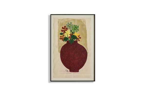Red Vase