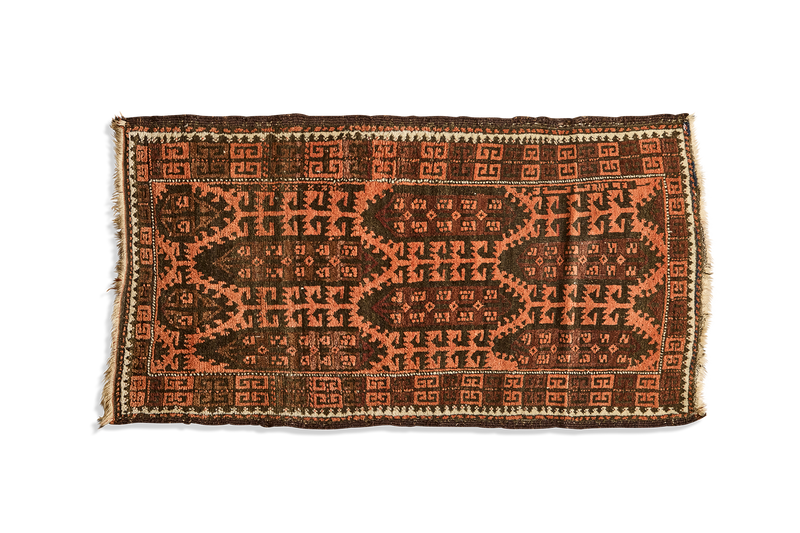 Geometric Baluch Throw Rug 2'6 x 4'9