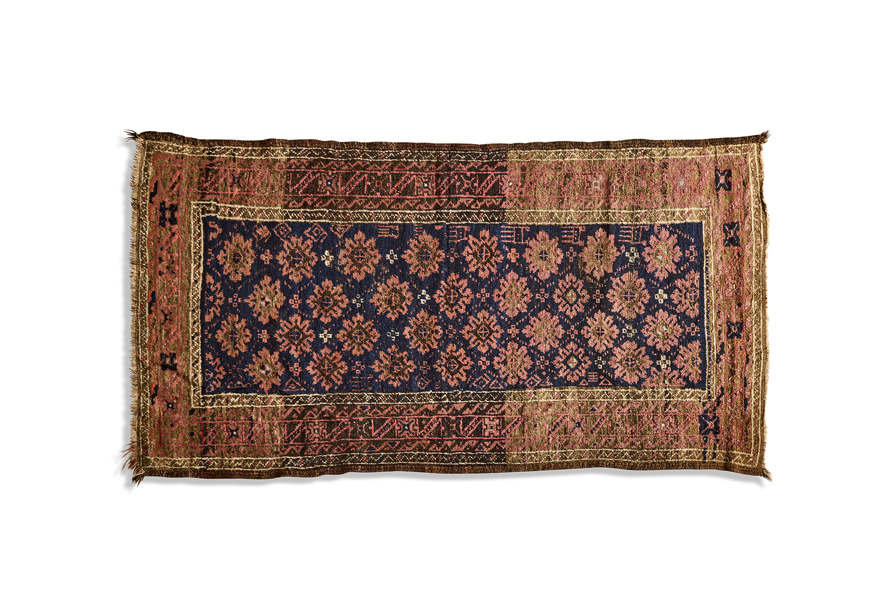 Floral Baluch Throw Rug 2'9 x 5'4