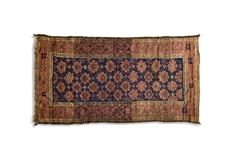 Floral Baluch Throw Rug 2'9 x 5'4