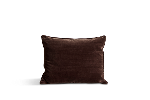 Velvet Pillow in Chocolate