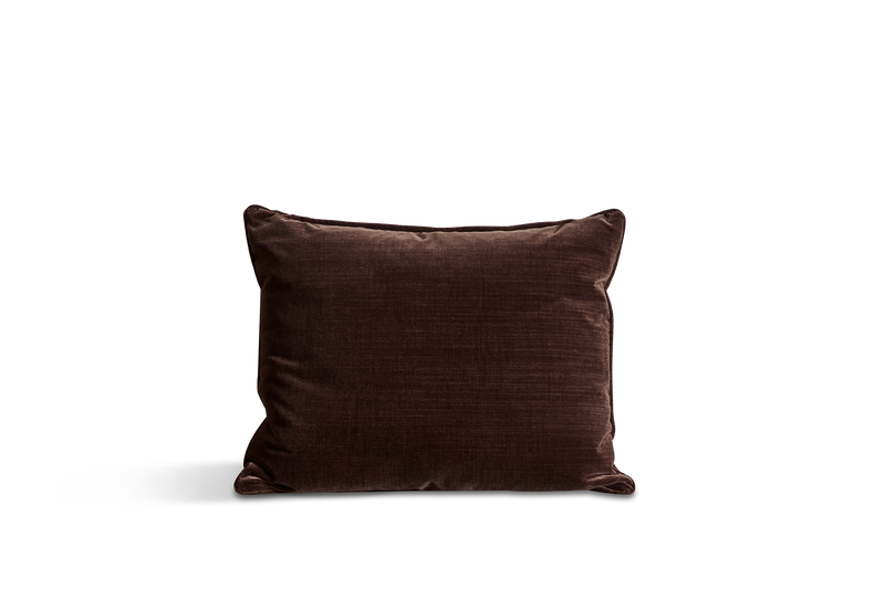 Velvet Pillow in Chocolate