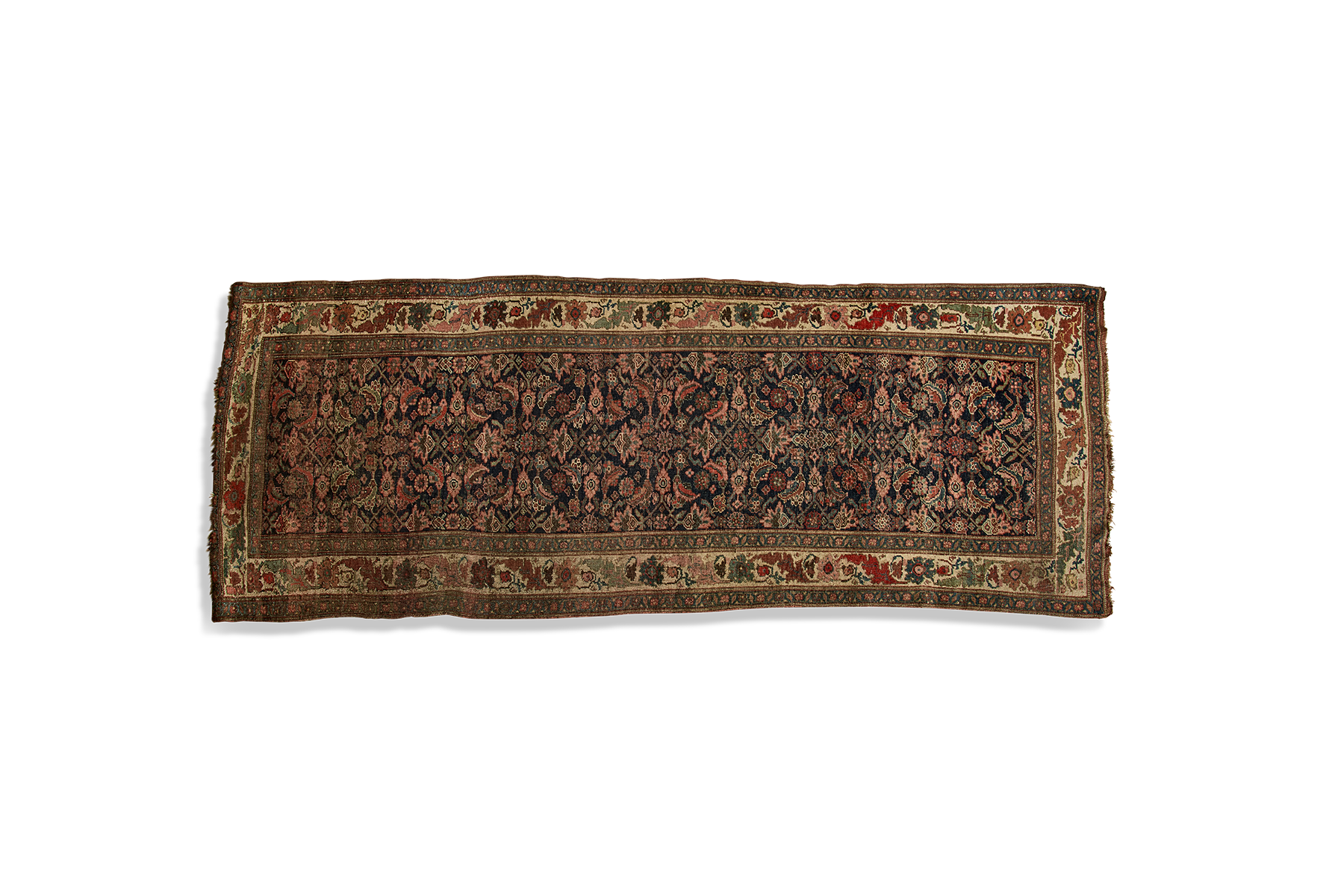 Floral Bijar Runner 4'8 x 11'8