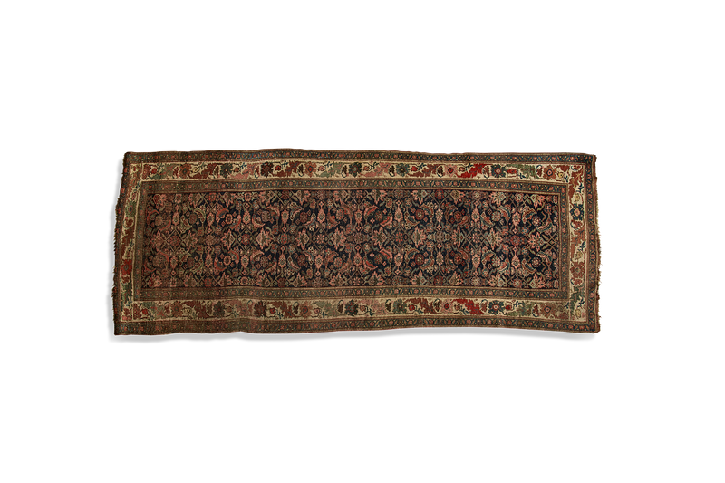 Floral Bijar Runner 4'8 x 11'8