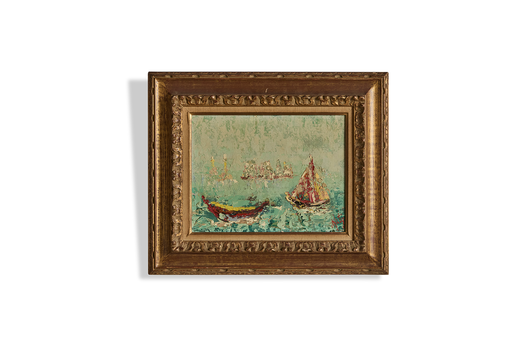 Sailboat Oil Painting