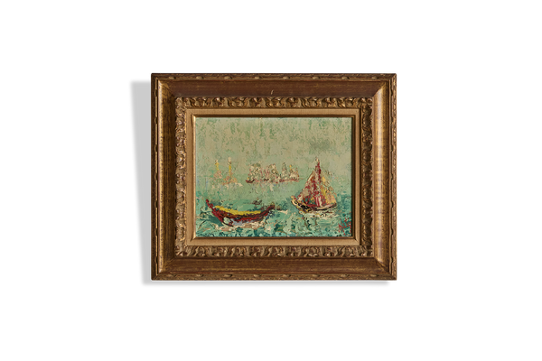 Sailboat Oil Painting