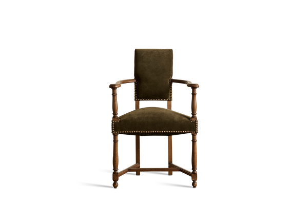 Pair of Suede Side Chairs