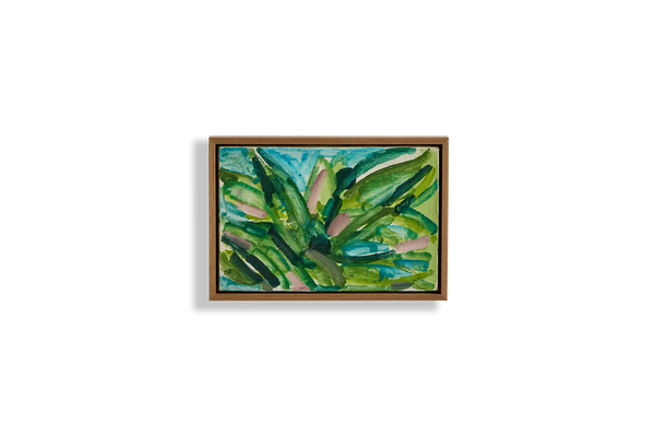 Abstract Leaf Oil Painting