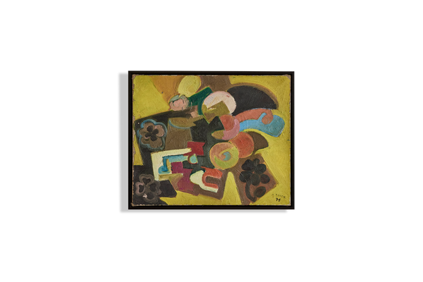 1970s Abstract Oil Painting