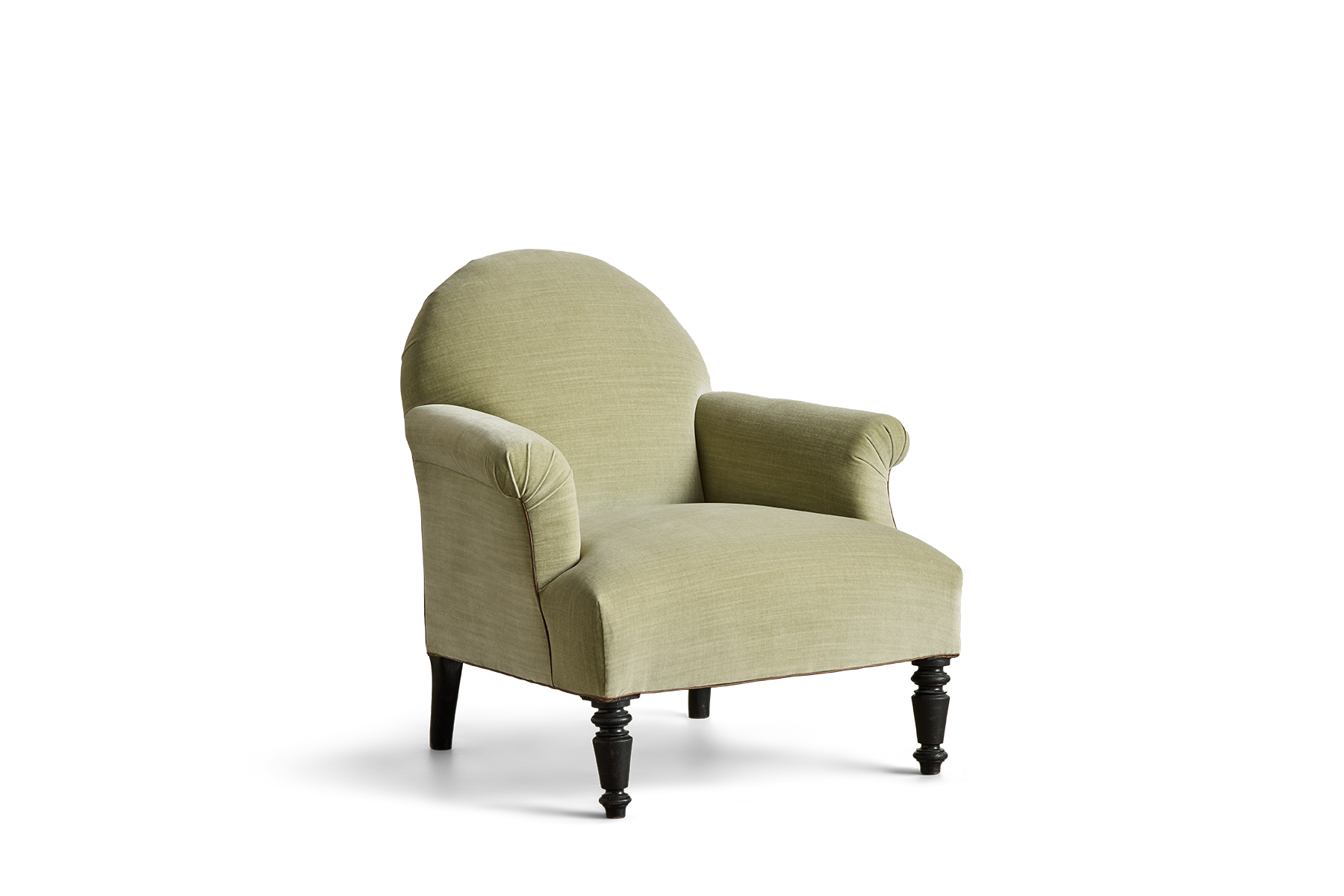 Pair of Velvet Club Chairs