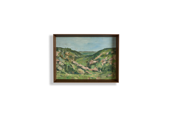 Hillside Oil Painting