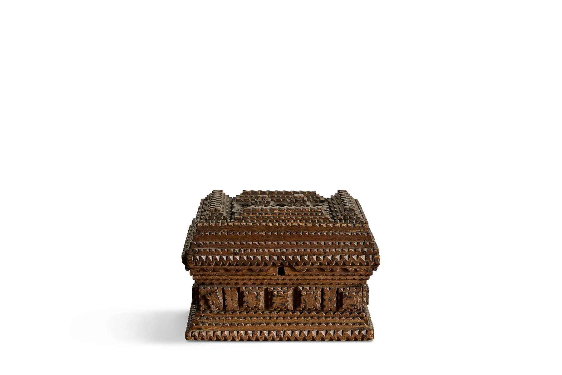Small Tramp Art Jewelry Box