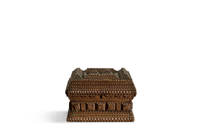 Small Tramp Art Jewelry Box
