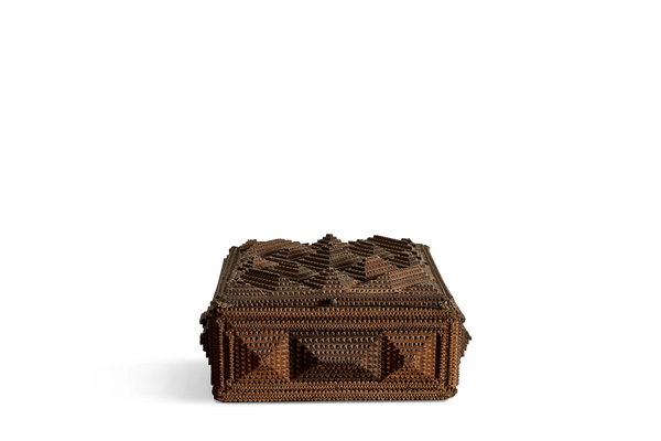 Tramp Art Jewelry Box