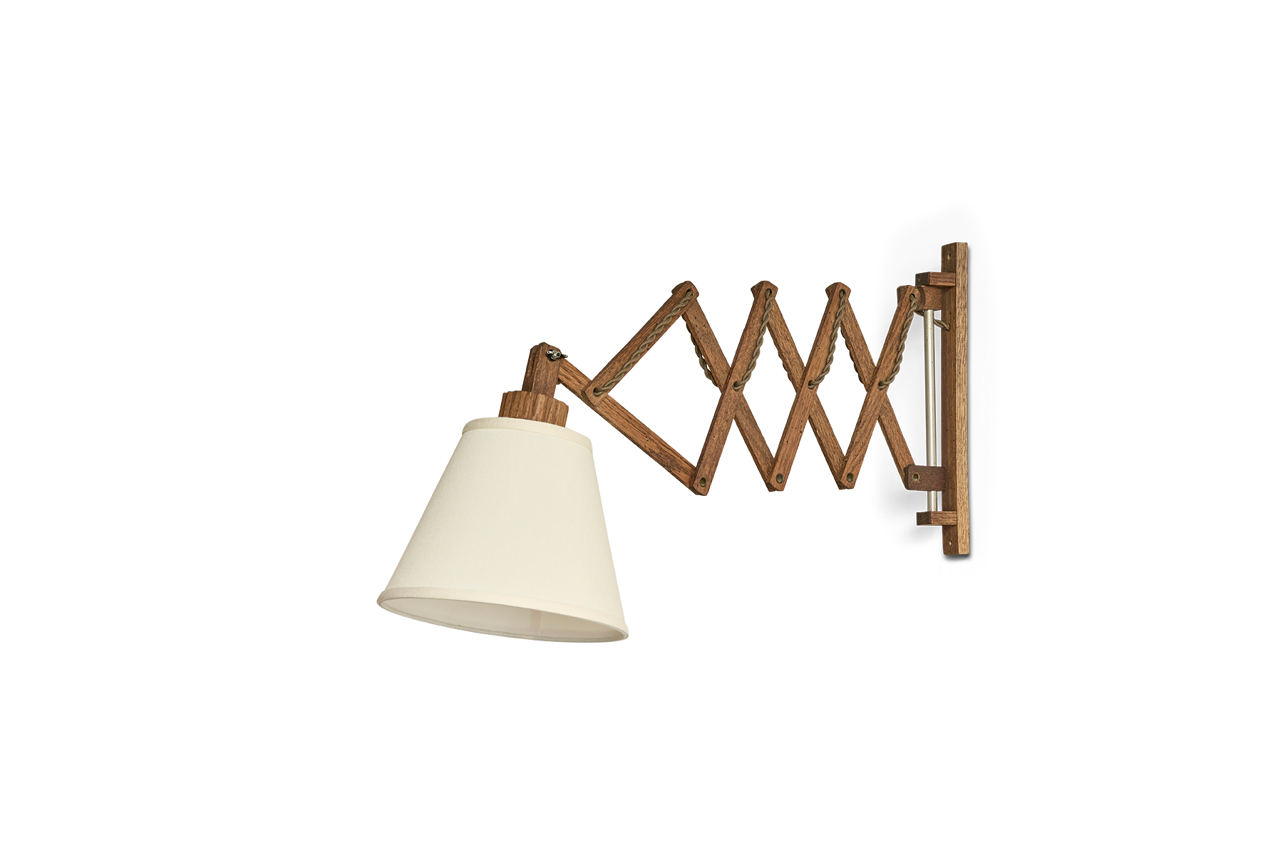 Oak Scissor Wall Sconce