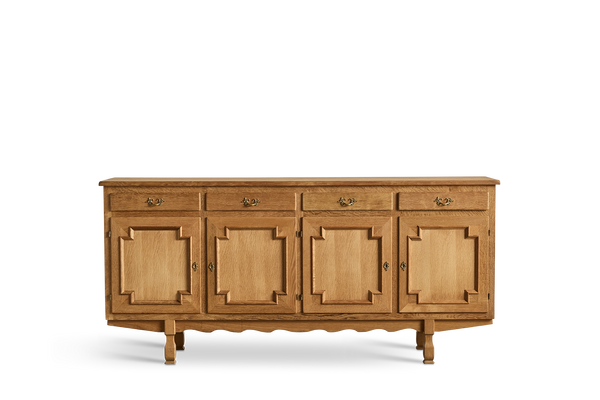 Carved Oak Sideboard