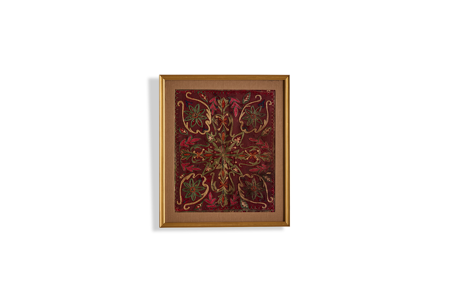 19th Century Embroidered Textile Art