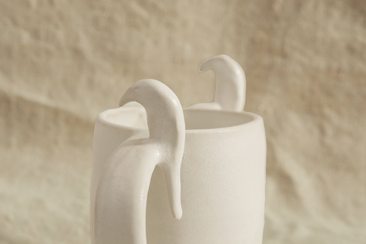 Pair of Parrots Vase