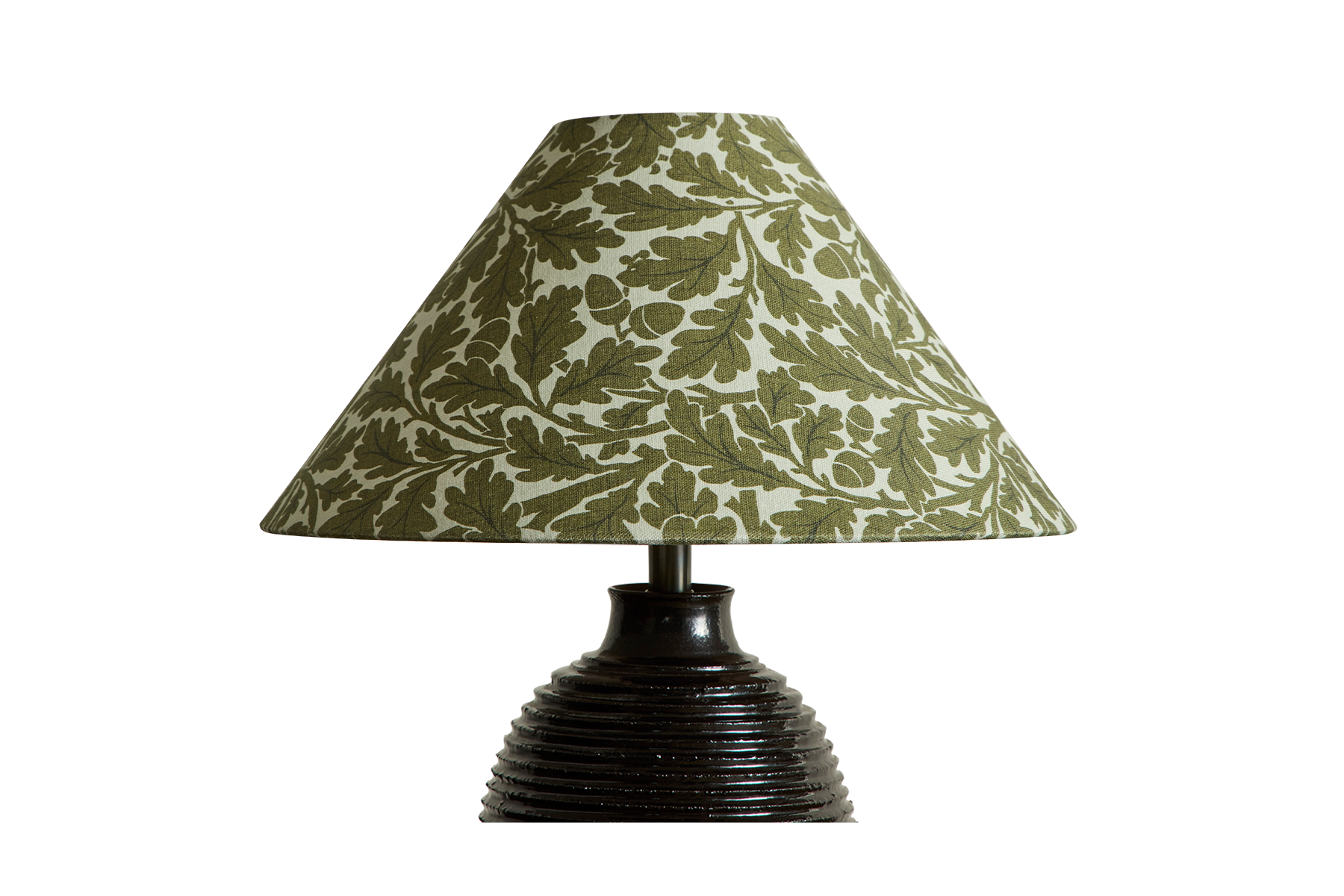 Linen Lampshade in Quercus, Juniper