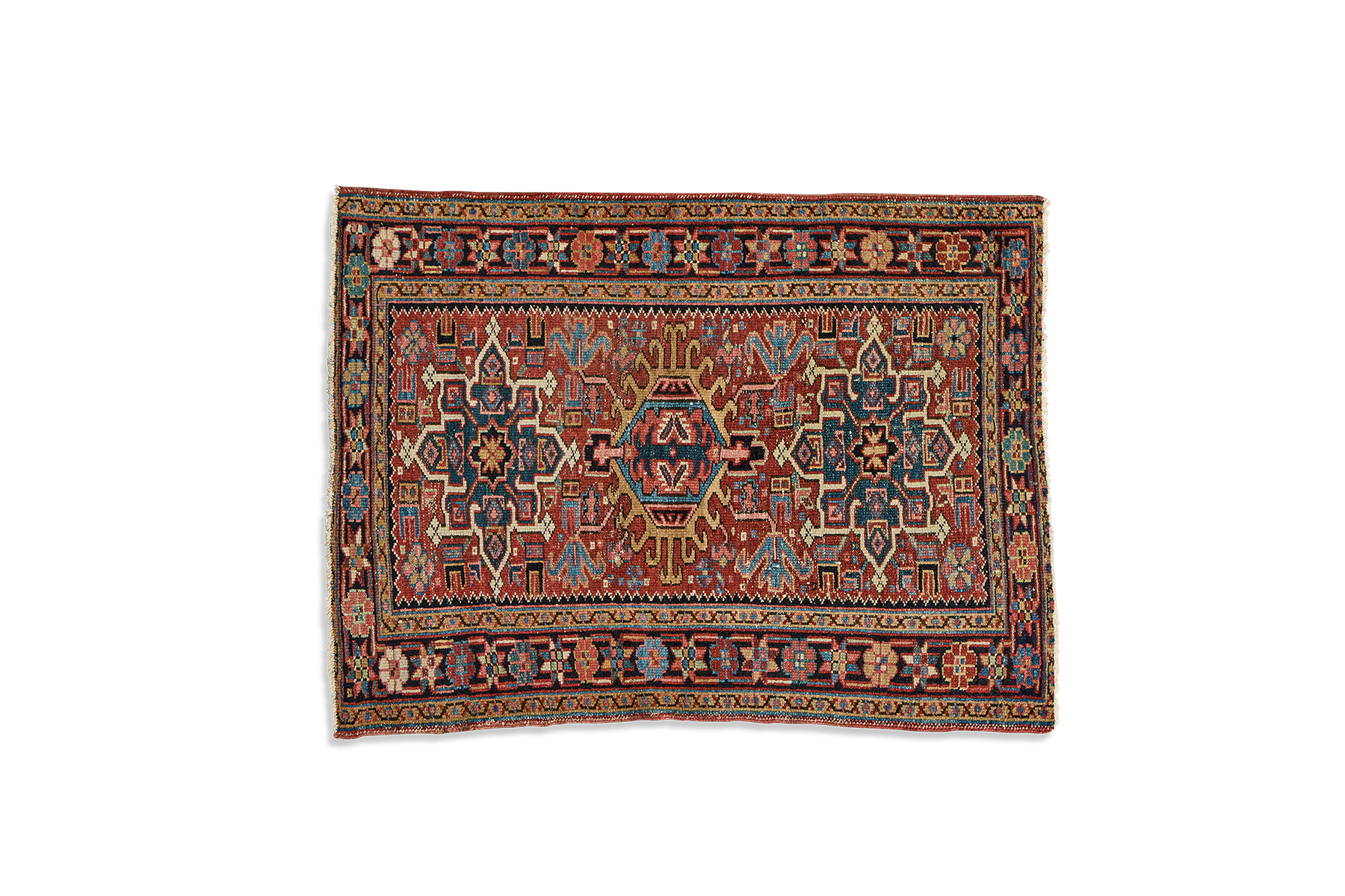 Heriz Scatter Rug 3’4 X 4’3