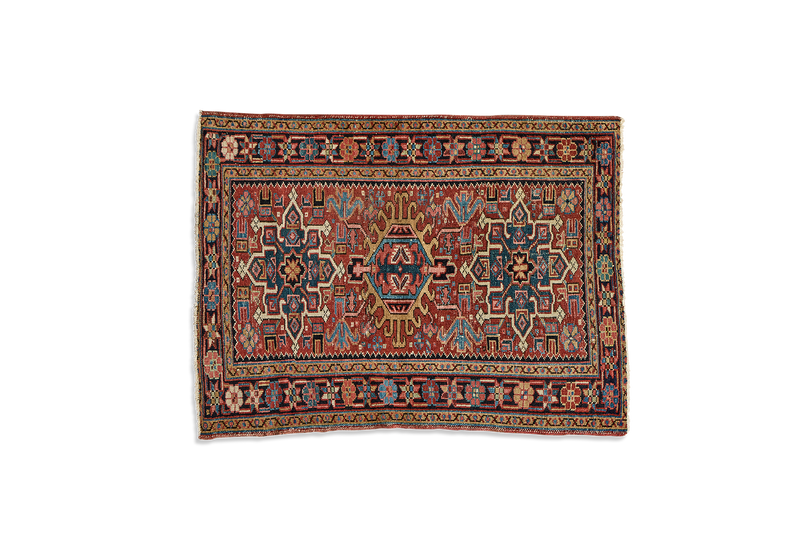 Heriz Scatter Rug 3’4 X 4’3