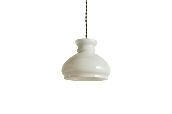 Small Milk Glass Pendant