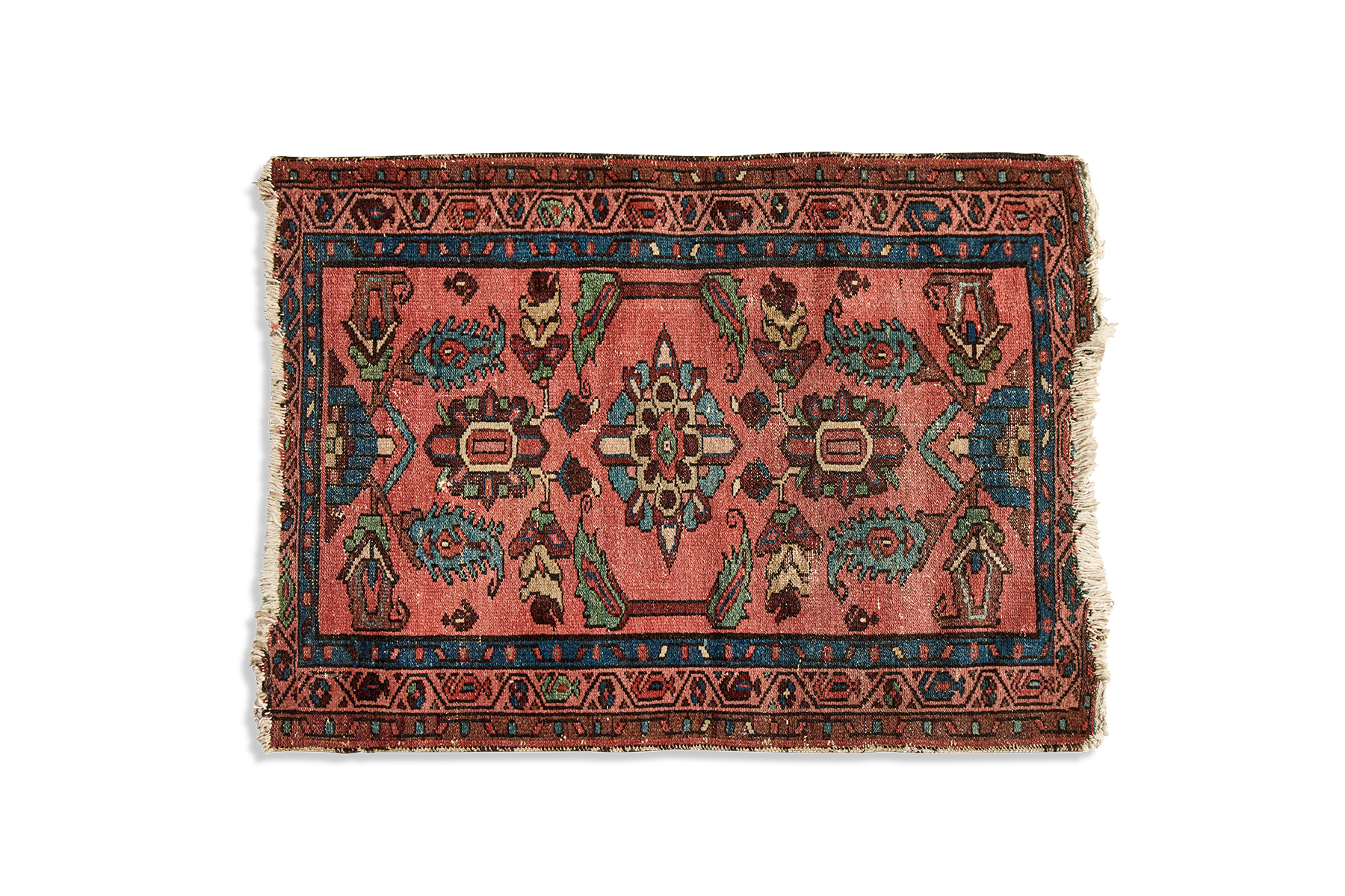 Floral Persian Throw Rug  2 ‘ X 2’9