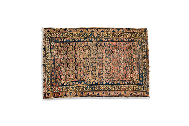 Blush Boteh Throw Rug 3’4 X 4’10