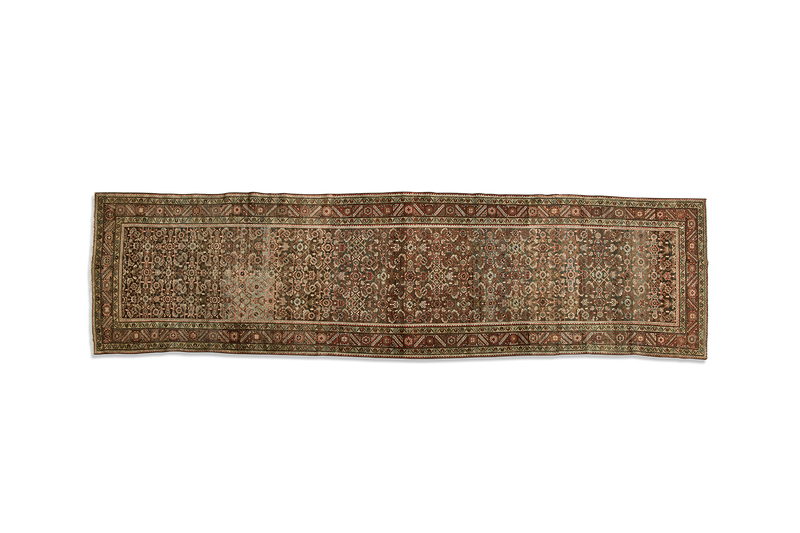 Grey Malayer Runner 3’8 X 13’4