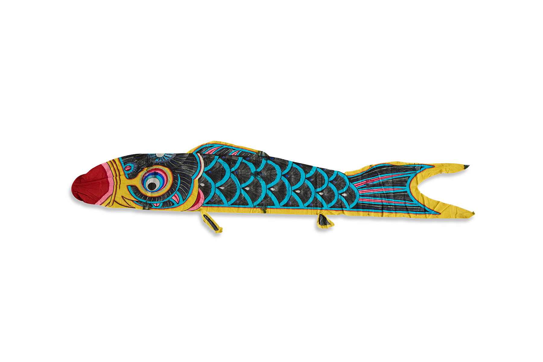 Blue Koi Nobori Banner