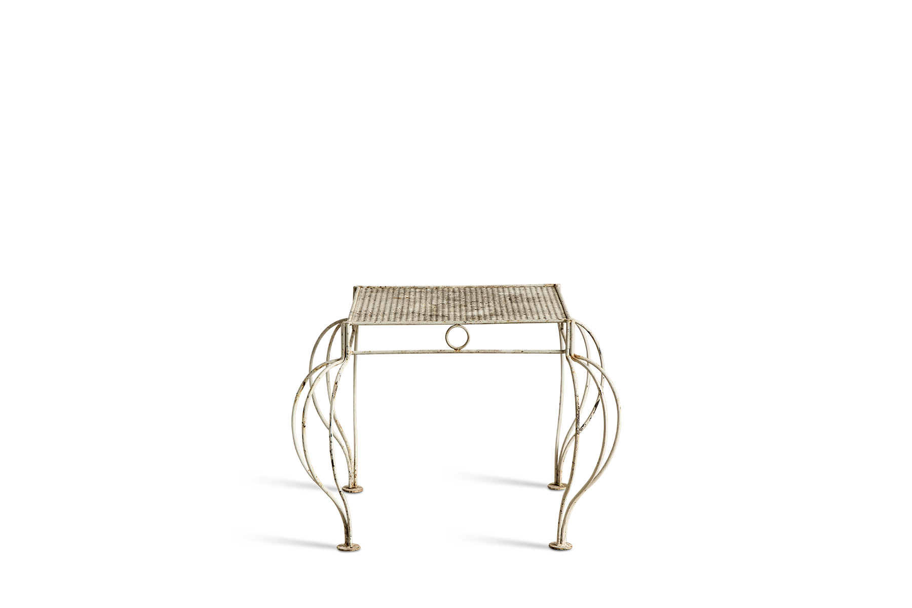 Cabriole Metal Side Table
