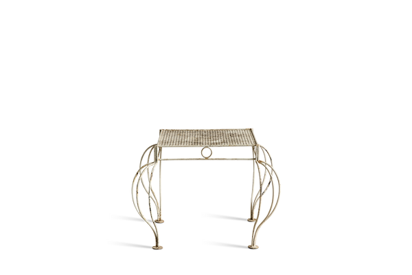 Cabriole Metal Side Table