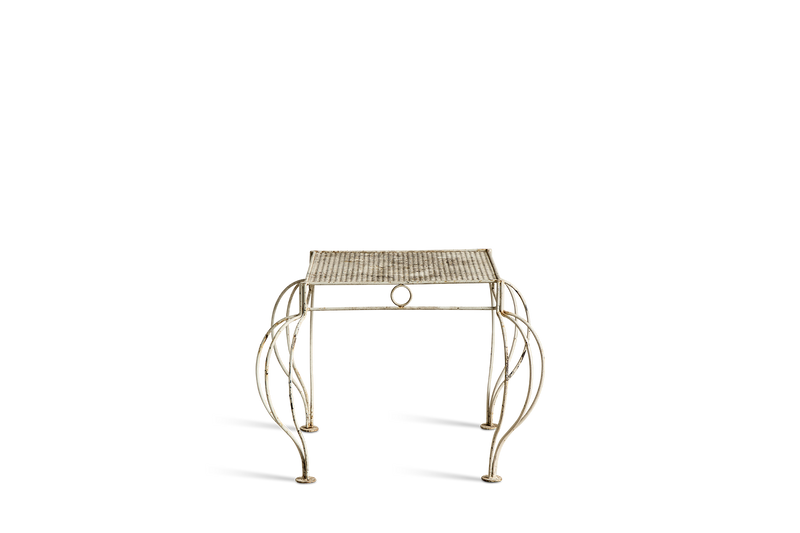 Cabriole Metal Side Table
