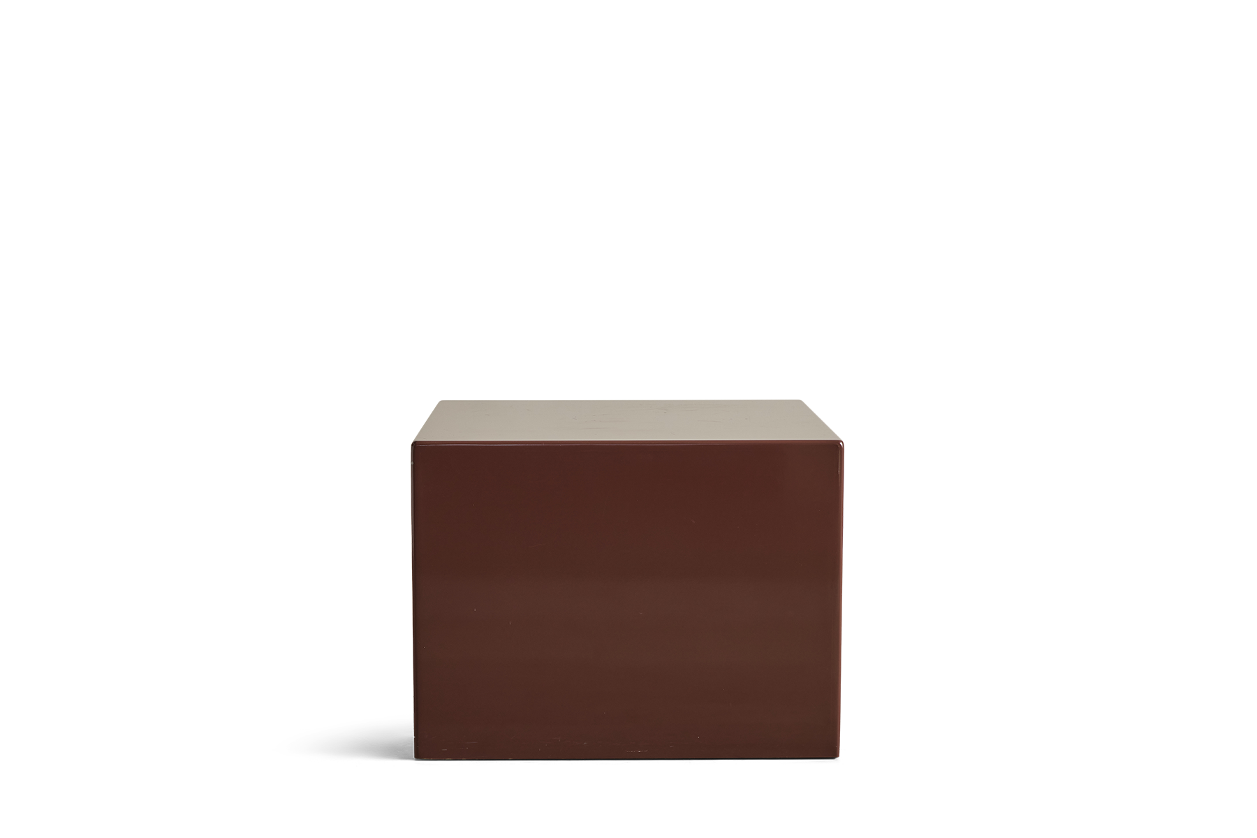 Square Lacquered Side Table