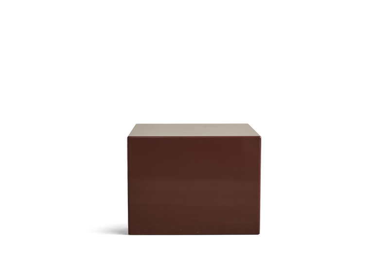 Square Lacquered Side Table
