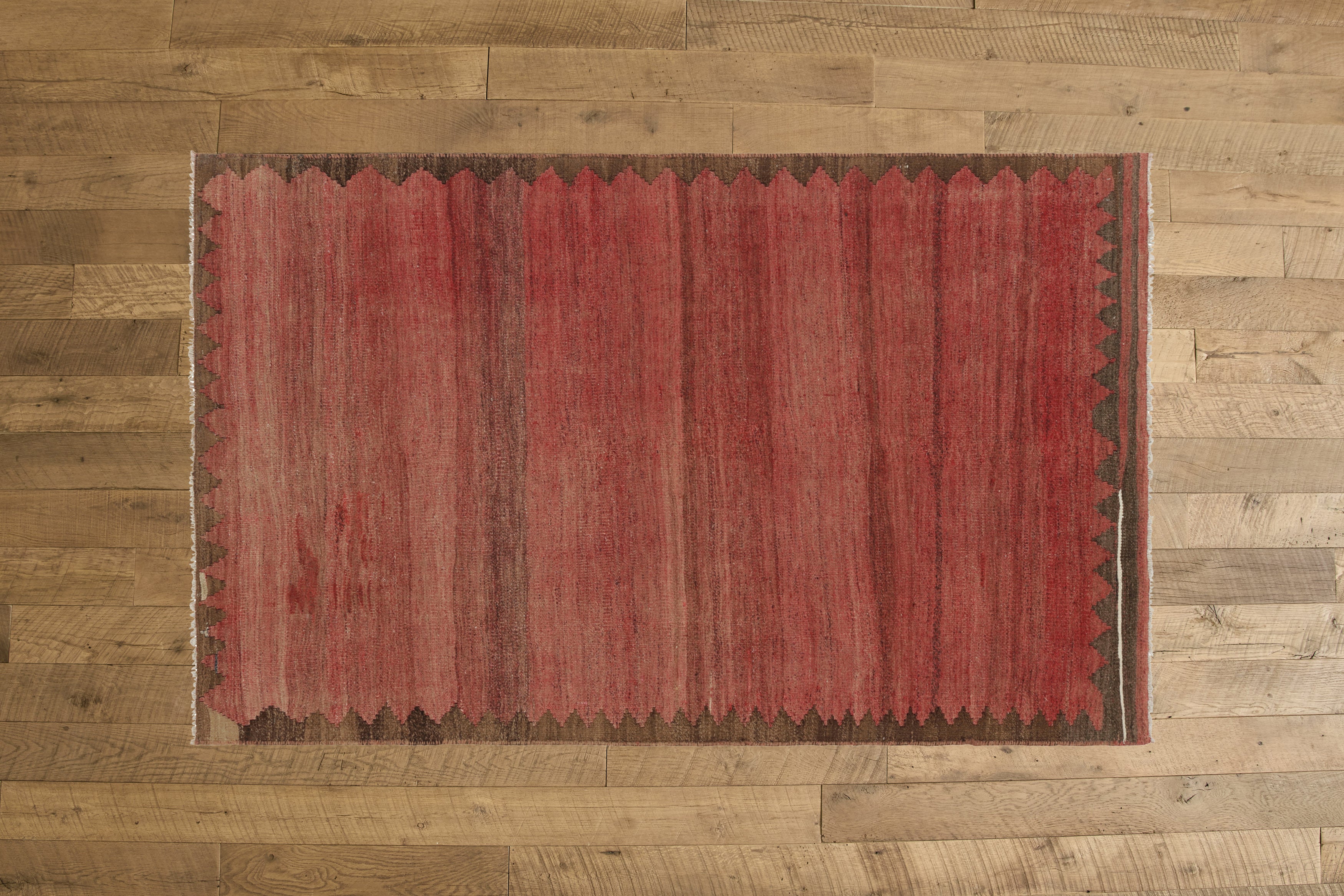 Pink & Brown Bidjar Rug 4’6 X 7’6