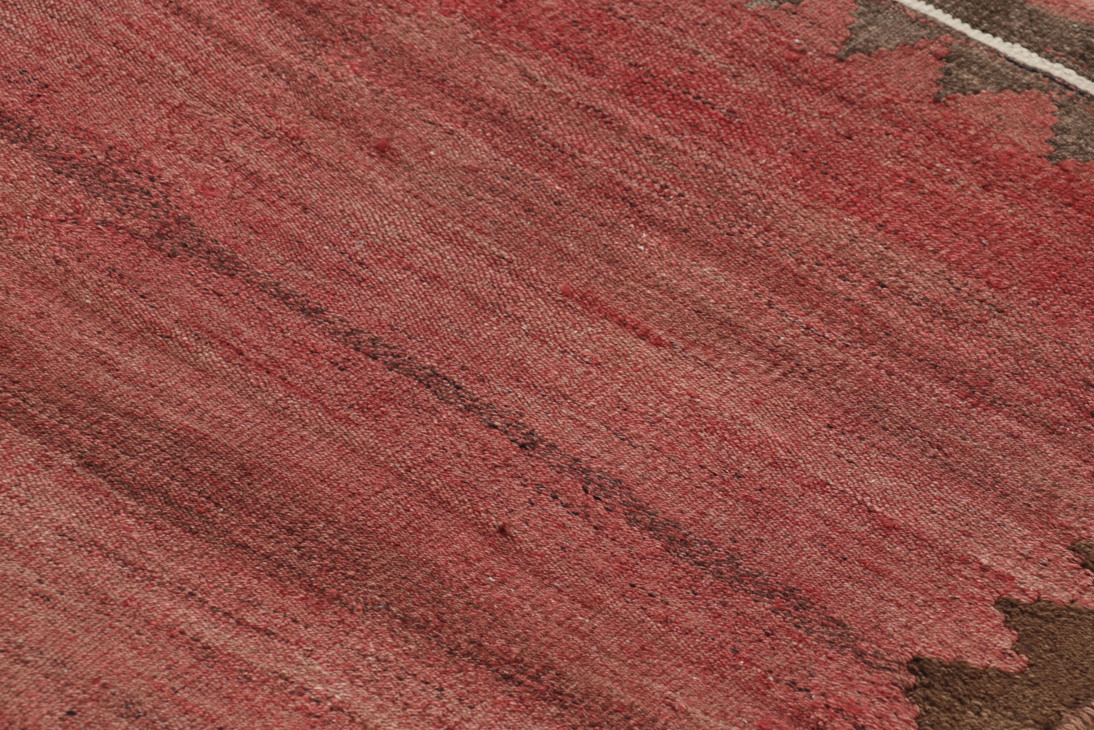 Pink & Brown Bidjar Rug 4’6 X 7’6