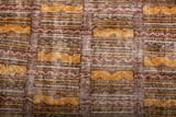 Brown & Gold Geometric Rug 3’5 x 6’