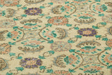 Beige Floral Pattern Flug 5’3 x 8’11