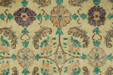 Beige Floral Pattern Flug 5’3 x 8’11