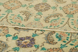 Beige Floral Pattern Flug 5’3 x 8’11