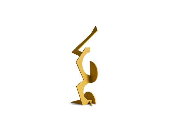 Yellow Abstract Sculpture