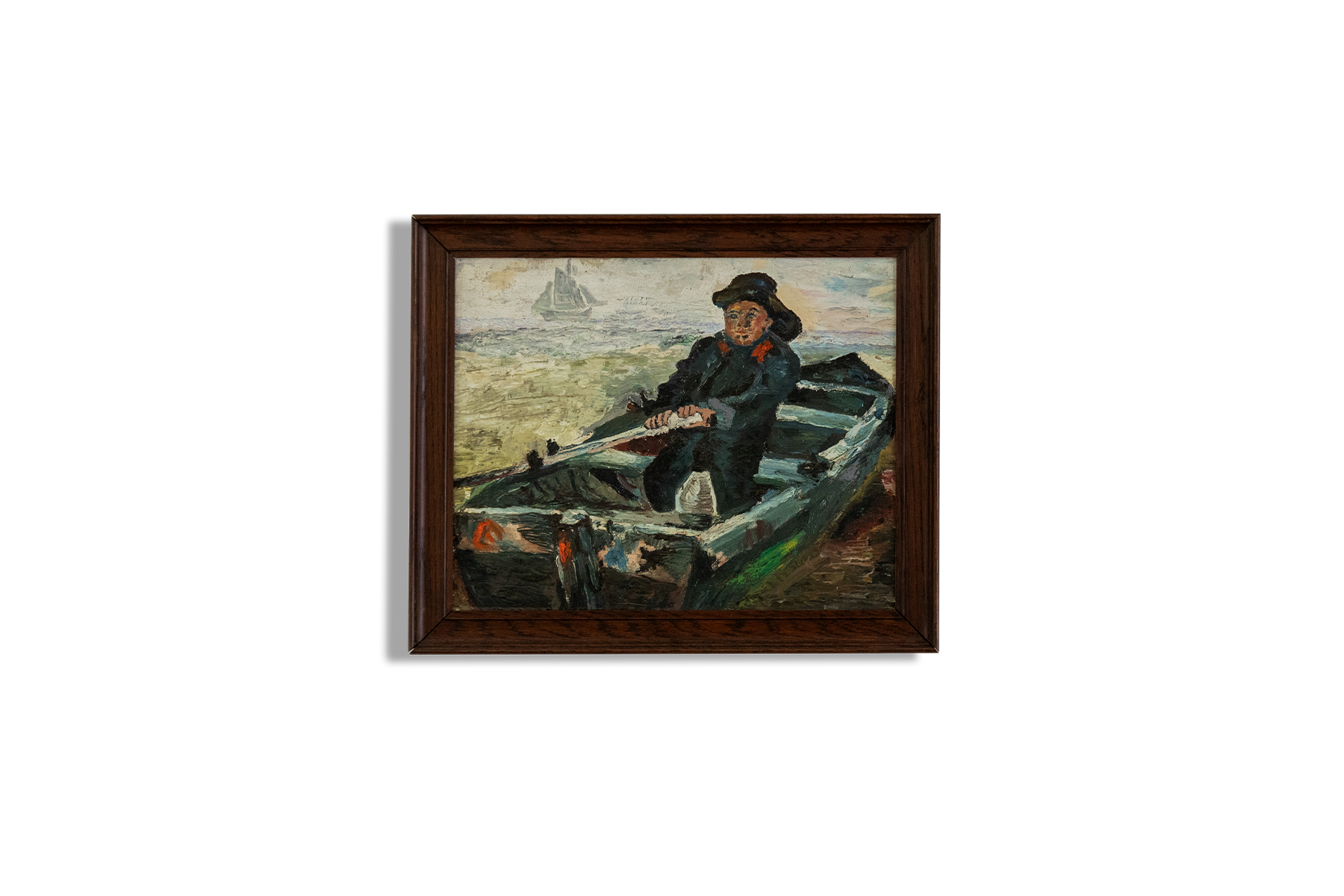 Sailor Boat Oil Painting