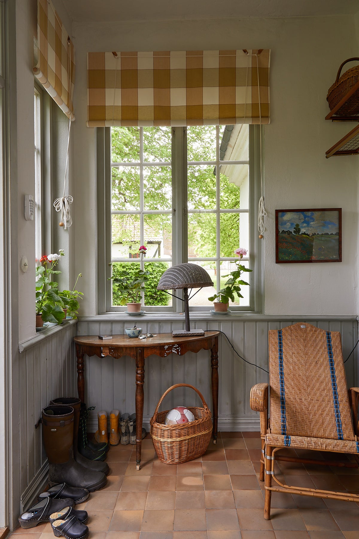 Jumbo Gingham in Hay