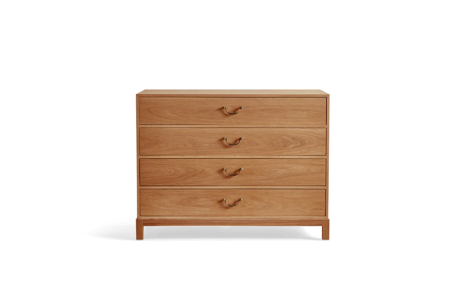 campaign style dresser TALL CHEST OF DRAWERS IN HENREDON CAMPAIGN STYLE main image 1