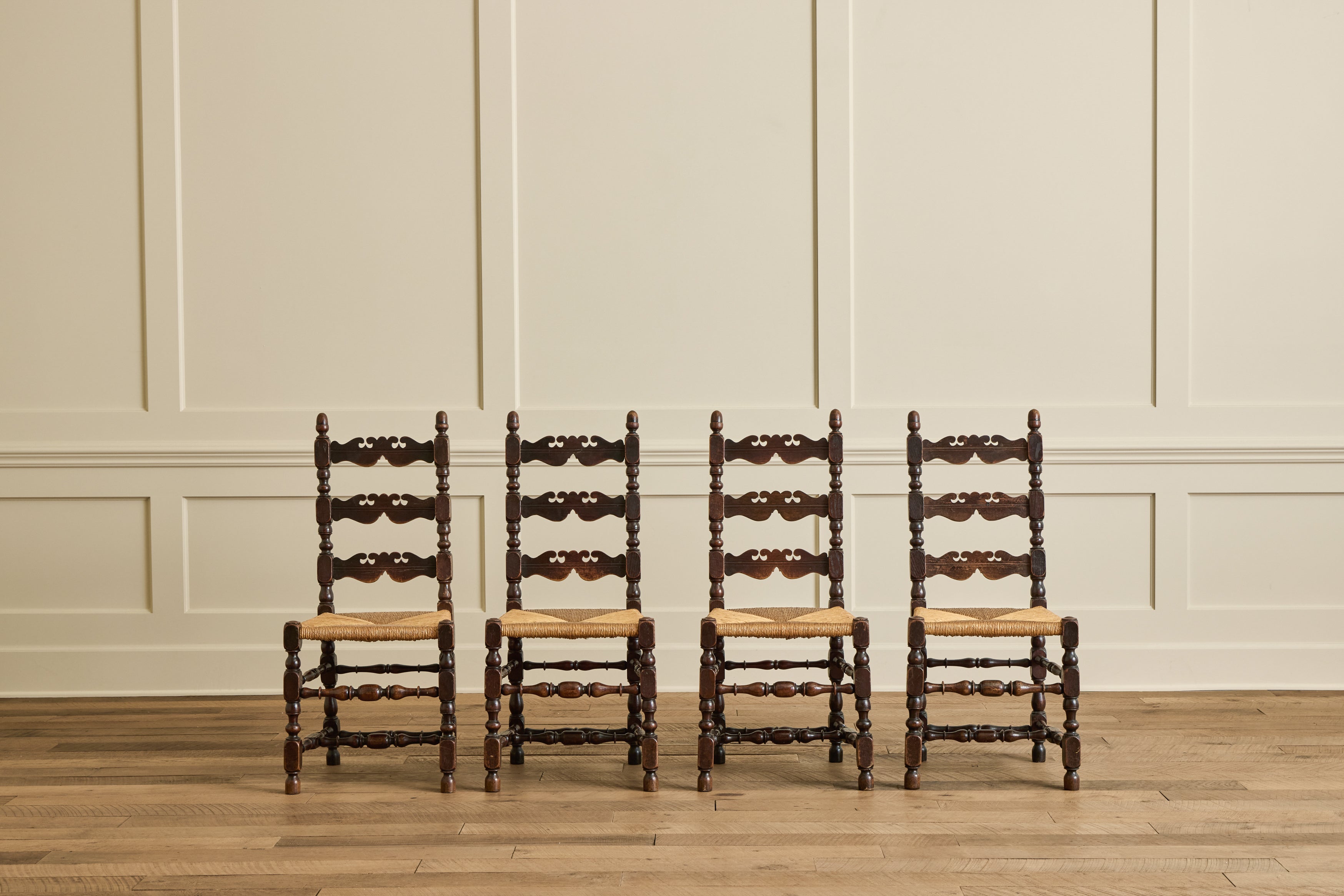 Set of 4 Provincial Chairs