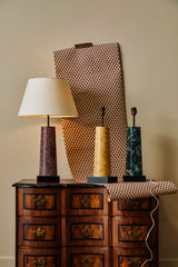 Scagliola Table Lamp, Sienna