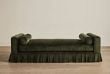 Shown in Holland & Sherry Dark Olive Corduroy and Natural Oak 